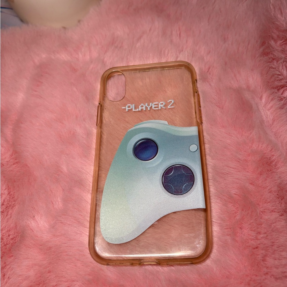 Player 2 Gaming Controller iPhone Case Clear
